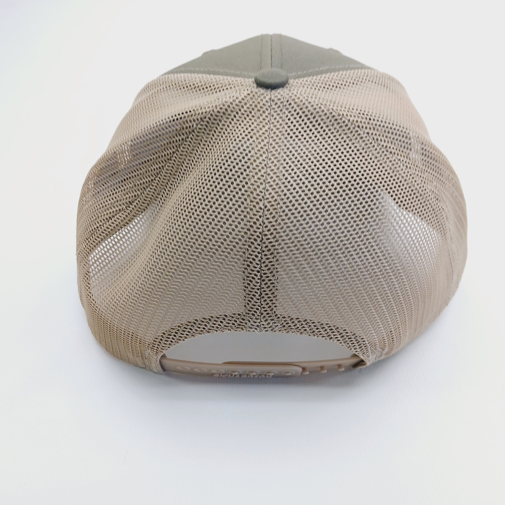 Green And Tan Snapback Hat With Patch - image 4